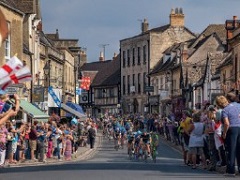 Tudor Caravan Park - Cycling Tour Of Britain - Cotswolds 2014