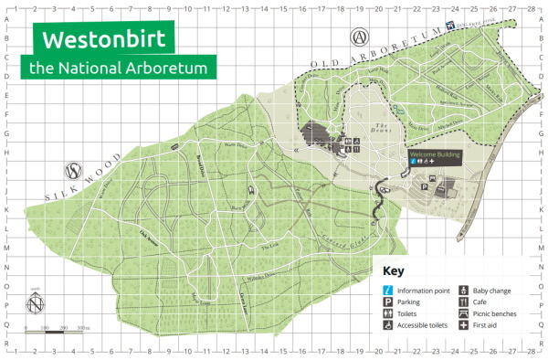 Westonbirt Arboretum Map