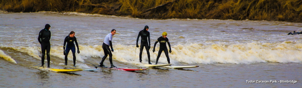 Surfing the Severn Bore by Ian Smith